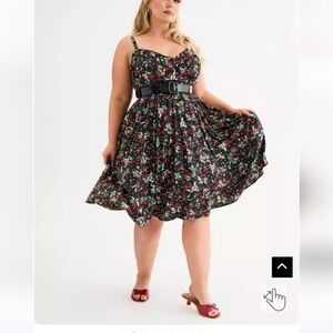 🆕️🍒RETRO CHIC CHERRY SWING DRESS🍒